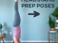 Yoga @yogatuts Video by @highdesertyogi HEADSTAND prep poses SWIPE to see