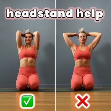 Yoga @yogatuts Video by @livinleggings ⠀ Headstands hurting your head ⠀⠀⠀⠀⠀⠀⠀⠀⠀⠀⠀⠀