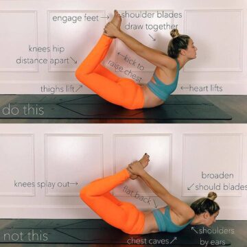 Yoga Alignment TutorialsTips @yogaalignment @chelseasyoga Dhanurasana BowPose on @yogaalignment IMPROVEYOURPRACTICE