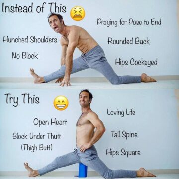 Yoga Alignment TutorialsTips @yogaalignment @yoga scoop Working towards frontsplits but need more