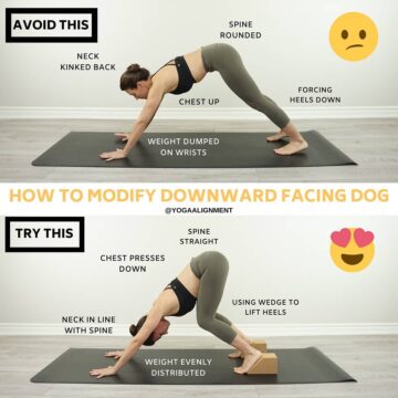 Yoga Alignment TutorialsTips @yogaalignment HEELSDONTHAVE TOTOUCH THE MATIN DOWNWARD DOG Show