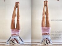 Yoga Asana Tutorial Todays with the Shoulderstand the Queen