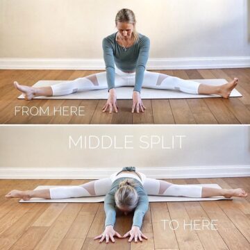 Yoga Daily Poses @yogadailyposes Are you working on your middle split