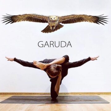 Yoga Daily Poses Follow @celineroyoff Can you do the Garuda
