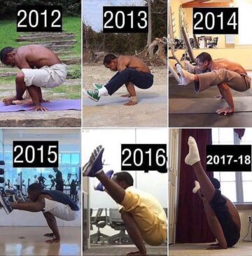 Yoga Daily Progress @yogadailyprogress Follow @yogadailycommunity The important thing is that