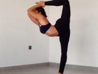Yoga Fitness Head to toe in progress Natarajasana