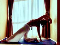 Yoga Flow @innerpeace joe Camel Pose Variation Open your heart and feed