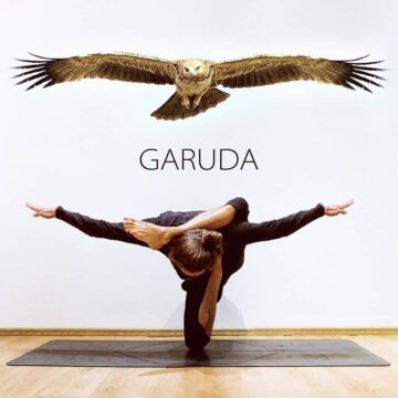 Yoga Flows Asanas Poses @yogasequencing @flowyogaapp Garuda Credit @cat shanti cat shanti tapa