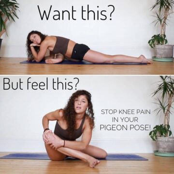 Yoga Flows Asanas Poses @yogasequencing Have knee pain in your pigeon
