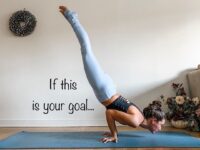 Yoga Goals by Alo @yogagoals Preparing for Peacock Pose @aloyoga @alo