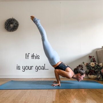 Yoga Goals by Alo @yogagoals Preparing for Peacock Pose @aloyoga @alo