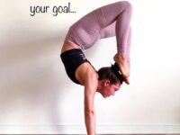 Yoga Goals by Alo @yogagoals Scorpion Handstand tips • Recently Ive
