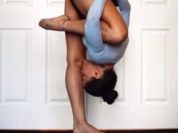 Yoga Goals by Alo Forward Fold Naya shows us how
