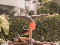Yoga Mics PARTNER YOGA SPLITS PROGRESS Swipe to When @palmbeachyogi