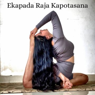 Yoga Motivation Health @yogawithmotivation Ekapada Raja Kapotasana single leg king