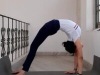 Yoga girl Shama @peaceful yogini  shama Backbending day of yogastrengthenyouAugust 21 26 Day
