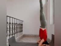 Yoga girl Shama @peaceful yogini  shama 𝐃𝐚𝐲 𝟕 of chakraactivatingyoga I