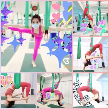 YogiD @yogiig 2020 Always fun practice at @rajyogahk hkaerialyogaclass with all yogi