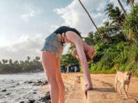 Yogini Konchari Yoga Girl @yoginikonchari Making new friends in far