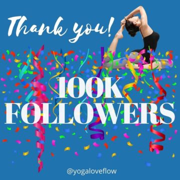 yogaloveflow 100k Thank you all tag your Yoga body and
