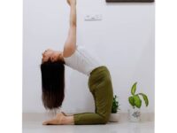 अनुराधा शर्मा @joie d e  vivre Yoga challenge Day 1 Camel Pose