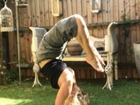 • Ellie Bostock • Sirsa padasana I was recommended this