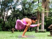 𝓜𝓪𝓻𝓲𝓪 𝓒𝓻𝓲𝓼𝓽𝓲𝓷𝓪 @yoga helwahtin Whats your favourite arm balance hybrid pose Mine