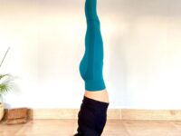 𝕄𝕖𝕖𝕟𝕒 𝕊𝕚𝕟𝕘𝕙 @meena yoga life Day 4 of headstandyunkies Legs Line up Eagle