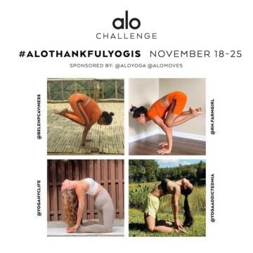 𝖫𝗂𝖾𝗓𝗅 @rnfarmgirl New Yoga Challenge Announcement AloThankfulYogis Nov18 25 Being thankfu