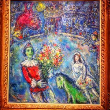𝗜𝗹𝗮𝗿𝗶𝗮 Nel Gallo viola di Marc Chagall ci sono